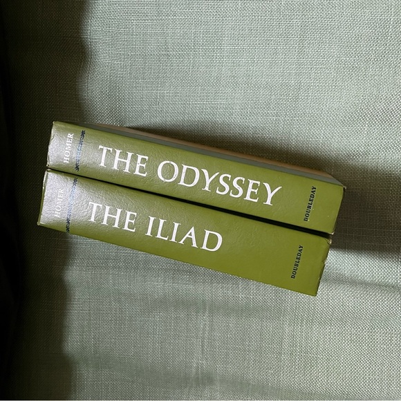 Rare vintage hardcover set of The Odyssey and the Iliad by doubleday - Picture 4 of 12